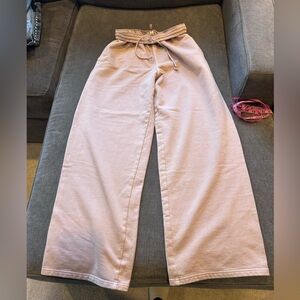 SKIMS Blush Wide Leg Sweatpants